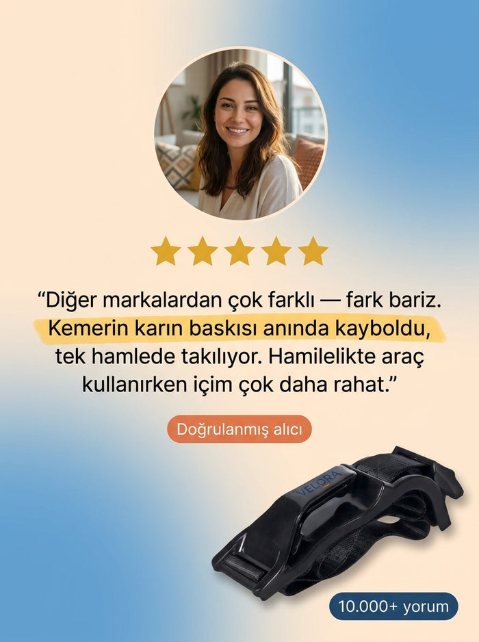 VELORA Hamile Araç Güvenlik Kemeri 4